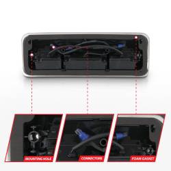 Anzo USA - Anzo USA 531088 LED Third Brake Light Chrome Clear Lens for 04-08 Ford F150 - Image 5