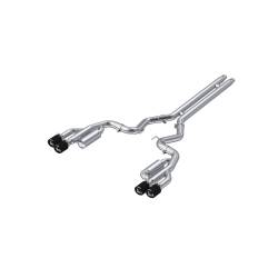 MBRP Exhaust - MBRP Exhaust S72073CF 3" Cat-Back Dual Rear Exit Quad Carbon Tips Race T304 - Image 1