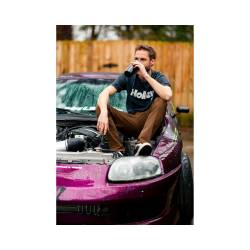 Holley - Holley 10429-LGHOL T-Shirt Large Gray - Image 5