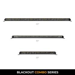 Go Rhino - Go Rhino 751653212CSS Blackout Series LED Light Bar - Image 7
