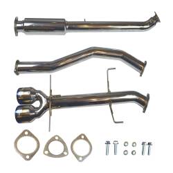 Injen - Injen SES1581TT Performance Exhaust for 17-20 Honda Civic Si 1.5L Turbo Sedan - Image 1