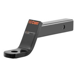 CURT - Class 3 Ball Mount Imported 2" Shank 7500 lbs. 4" Drop 10-1/4" Long - Image 1