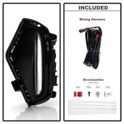 Spyder Auto - Spyder Auto 9051357 Full LED Fog Lights w/Switch Clear for 19-21 Toyota RAV4 - Image 2