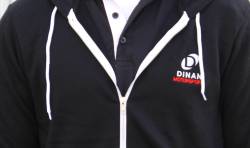 Dinan - Dinan DC020-MZIP-2XL Zip-Up Hoodie 2XL Black - Image 2