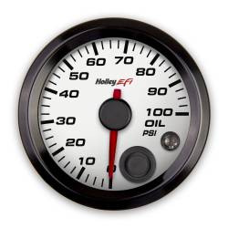 Holley EFI - Holley EFI 553-127W Oil Pressure Gauge - Image 1