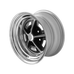 Scott Drake - Scott Drake Magnum 500 15x8 5x4.5 0mm Black/Chrome D1ZZ-1007-CR - Image 2