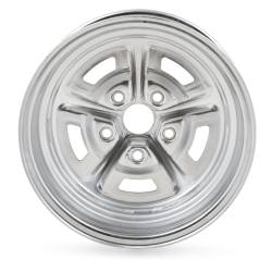 Scott Drake - Scott Drake D1ZZ-1007-DR Magnum 500 14x6 5x4.5 -12mm Black/Chrome - Image 5