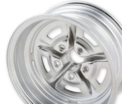 Scott Drake - Scott Drake D1ZZ-1007-DR Magnum 500 14x6 5x4.5 -12mm Black/Chrome - Image 6