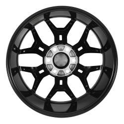 Carroll Shelby Wheels - Carroll Shelby Wheels CS45 20x9 6x135 12mm Black Chrome CS45-295512-BS - Image 4