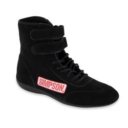 Simpson Safety - Simpson Safety 28900BK Hightop Racing Shoes 9 Black - Image 3