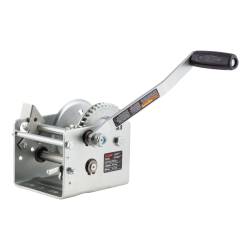 CURT - Hand-Crank 2-Speed Winch 2000 lbs 10.251 Low Gear Ratio 10.6" Handle - Image 1