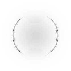 KC Hilites - KC HiLiTES 5207 SlimLite 8" LED Light Shield Clear - Image 1