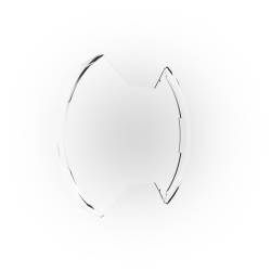 KC Hilites - KC HiLiTES 5207 SlimLite 8" LED Light Shield Clear - Image 2