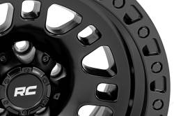 Rough Country Suspension Systems - Rough Country 82 Series Wheel 18x9 5x5.5 -12mm Semi Gloss Black 82181214 - Image 5