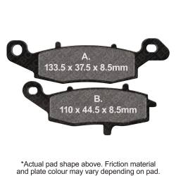 EBC Motorcycle Brakes - EBC Motorcycle Brakes FA229 Organic FA Series Pads - Image 1
