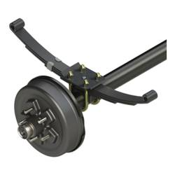 CURT - CURT 341280 12.25" Standard Threaded Oil Brake Hub Assembly w/Bearing Kit - Image 1