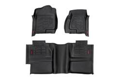Rough Country Suspension Systems - Rough Country SM29912A Front/Rear Floor Liners Black for 99-06 Silverado/Sra Ext - Image 1