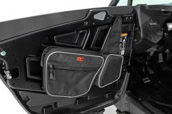 Rough Country Suspension Systems - Rough Country Door Storage Bags Black for 2024 Polaris RZR XP 93165 - Image 1