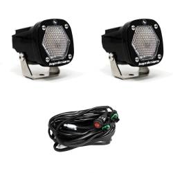 Baja Designs - Baja Designs 387806 S1 Black LED Auxiliary Light Pod Pair - Image 1