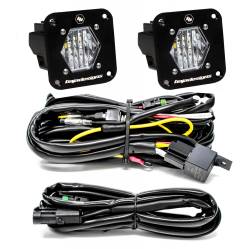 Baja Designs - Baja Designs 387808 S1 Black Flush Mount LED Light Pod Reverse Kit - Image 1