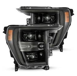 AlphaRex - AlphaRex 880169 Alpha Black LED Projector Headlights for 21-22 Ford F150 - Image 1