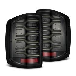 AlphaRex - AlphaRex 620040 Alpha Black LED Taillights for 14-18 Silverado 15-19 3500HD - Image 1