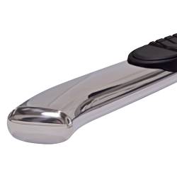 TrailFX - TrailFX A7072S 5" Oval Bent Nerf Bars SS w/Step Pads - Image 2