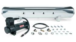 Air Lift Performance - Air Lift Performance 27808 5 Gallon Polished Tank w/Viair 444c Black Compressor - Image 1