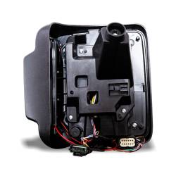 Winjet - Winjet CTRNG0650-BR-SQ Black/Red Taillights& Brake Lamp for 18+ Jeep Wrangler JL - Image 2