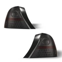 Winjet - Winjet CTWJ-0032-BS Black Smoke LED Taillights for 01-03 Honda Civic 2DR - Image 1