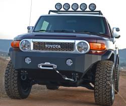 Body Armor 4x4 - Body Armor FJ-19336 Front Winch Bumper Black for 07-14 Toyota FJ Cruiser - Image 2