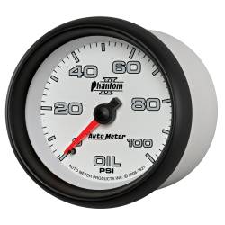 AutoMeter - AutoMeter 7821 Phantom II Mechanical Oil Pressure Gauge 0-100 PSI 2-5/8" - Image 2