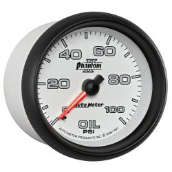 AutoMeter - AutoMeter 7821 Phantom II Mechanical Oil Pressure Gauge 0-100 PSI 2-5/8" - Image 5