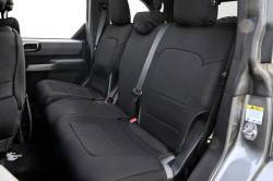Body Armor 4x4 - Body Armor 91011 Black Neoprene Rear Seat Covers for 21-24 Ford Bronco 4DR - Image 1