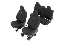 Rough Country Suspension Systems - Rough Country Front/Rear Seat Covers Black 22-24 Ford Maverick 91065 - Image 3