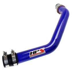 HPS Performance - HPS 17-103BL Blue 2.5" Upper Intercooler Pipe for 08-15 Mitsubishi Lancer Evo X - Image 1