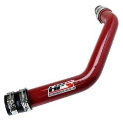 HPS Performance - HPS 17-103R Red 2.5" Upper Intercooler Pipe for 08-15 Mitsubishi Lancer Evo X - Image 1