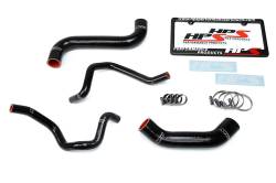 HPS Performance - HPS 57-1733-BLK Black Radiator/Heater Coolant Hose Kit for 04-05 Subaru Impreza - Image 2