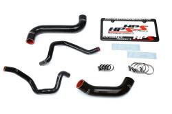 HPS Performance - HPS 57-1734-BLK Black Radiator/Heater Coolant Hose Kit for 06-07 Subaru Impreza - Image 2