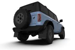 Rally Armor - Rally Armor MF85-RB-PL-ABL Black Mud Flap Area Blue Logo - Image 2