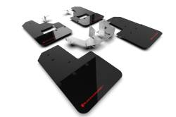 Rally Armor - Rally Armor MF85-RB-PL-RD Black Mud Flap Red Logo - Image 1