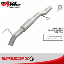 SpeedFx - SpeedFX 50300 MaxFlow Xtreme Cat-Back Exhaust Kit 3" Pipe Single Exit - Image 2