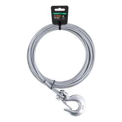 CURT - CURT 29460 25' Winch Cable w/Snap Hook 4200 lbs. - Image 1