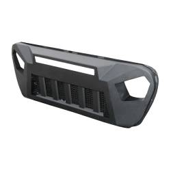 TrailFX - TrailFX JL09T Grille Bar Style w/LED Cutout Titanium Black Aluminum - Image 2