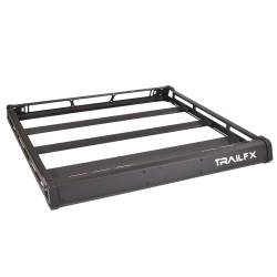 TrailFX - TrailFX JRB001T Roof Rack Basket 49.8" x 53" 150 lb Capacity Black Aluminum - Image 1