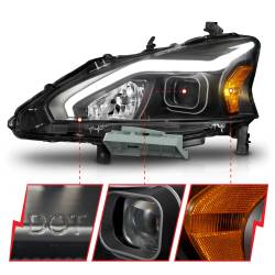Anzo USA - Anzo USA 121569 Projector Headlight Set for 13-15 Altima - Image 3