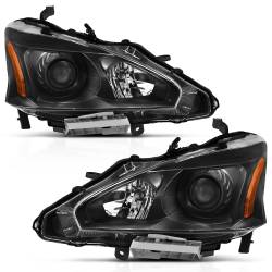 Anzo USA - Anzo USA 121549 Projector Headlight Set for 13-15 Altima - Image 1