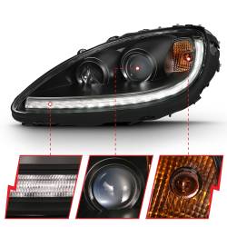 Anzo USA - Anzo USA 121553 Projector Headlight Set w/Halo for 05-13 Corvette - Image 3