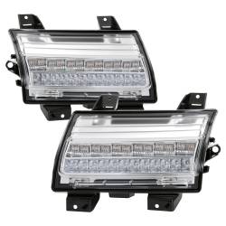 Spyder Auto - Spyder Auto 5086792 Full LED Front Bumper Lights Sequential Signal Chrome - Image 1