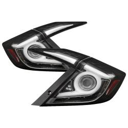 Spyder Auto - Spyder Auto 5086051 Black LED Taillights - Image 1